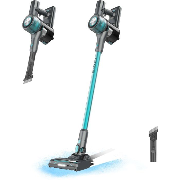 Aspirateur balai - CECOTEC - Conga Rockstar P50 - 20 000 Pa - 50 min - 120 m² - 1200 ml - Noir / Bleu - Cecotec