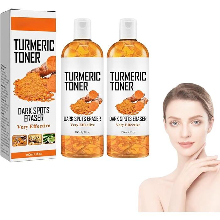 Nettoyant Tonique Visage Éclaircissant Veetgold Au Curcuma - 300 Ml - FPS 15