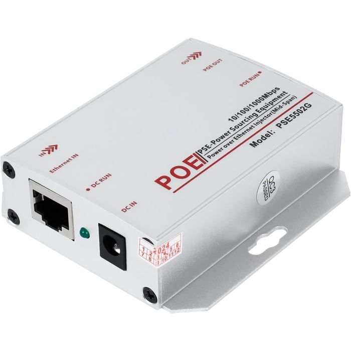 Séparateur PoE Gigabit Industriel 30W LINOVISION - Sorties DC 12V/24V Et PoE Passive