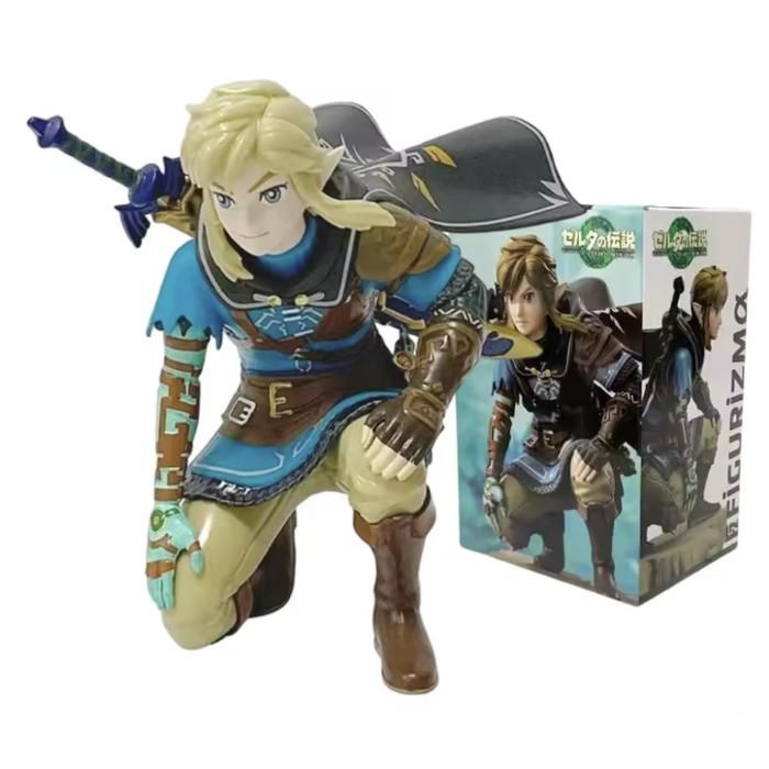 Figurine Link 12 cm – The Legend of Zelda – Résine PVC épée et cape détaillées