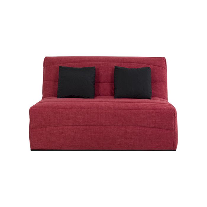 RELAXIMA - Banquette convertible BZ SCOTY couchage 160 x 200 cape framboise RELAXIMA - Banquette convertible BZ SCOTY couchage 160 x 200 cape framboise
