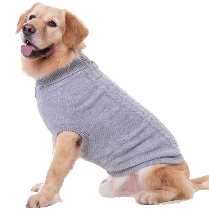 Meilleurs prix pour Pull pour petit chien pull pour temps froid vêtement classique à col haut épais et chaud