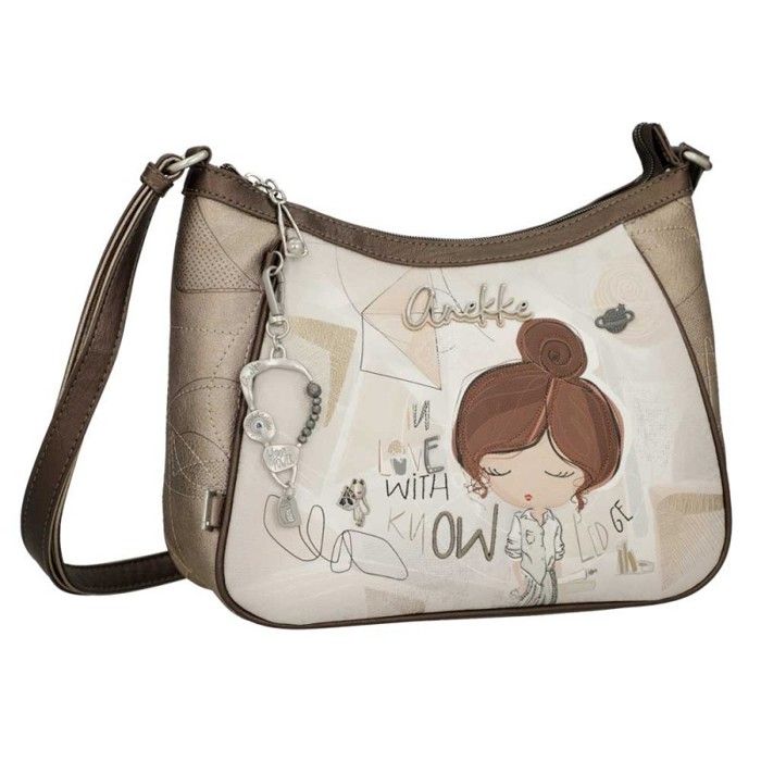 Sac bandoulière - ANEKKE - Sophia - Multicolore - Polyester/PU - Bandoulière réglable