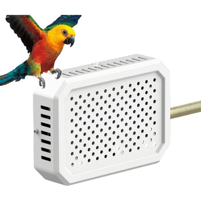 Chauffage Perruche 13x9x3 Cm Chauffage Cage Oiseaux Panneau Chauffant De Cage pour Petits Animaux Chauffag-e À Oisea-UX
