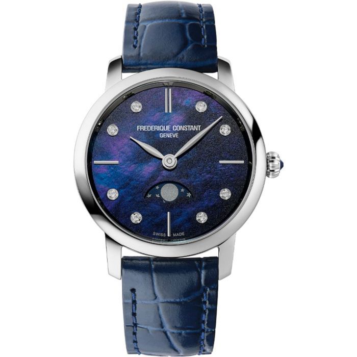 Frederique Constant FC-206MPND1S6 Montre femme Classics Slimline Moon Phase 30 mm 3 ATM