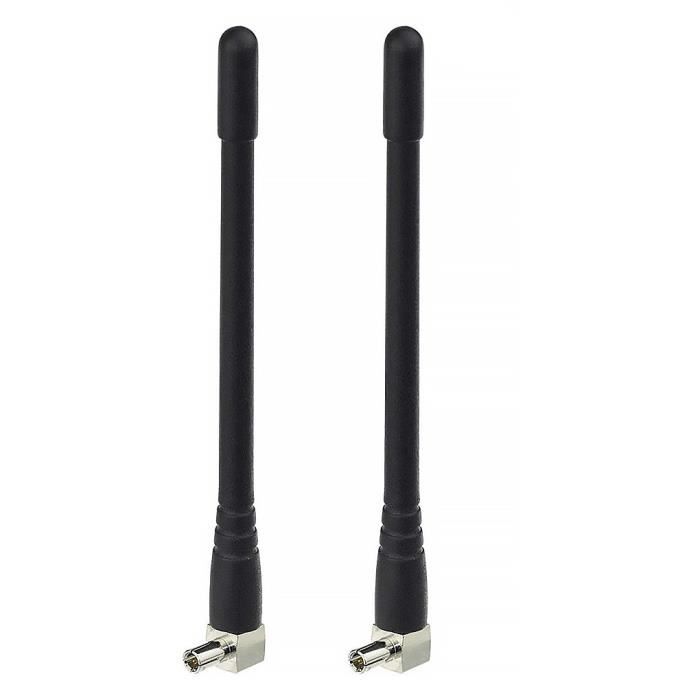 Qiilu Antenne WiFi 5 Pièces 2.4G WiFi Antenne à Gain élevé Antenne De Signal Hexagonale étanche