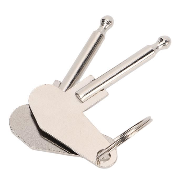 2 Clés De Démarreur Tracteur Rétro - Métal 5mm Universel Pour Camion, Pelle