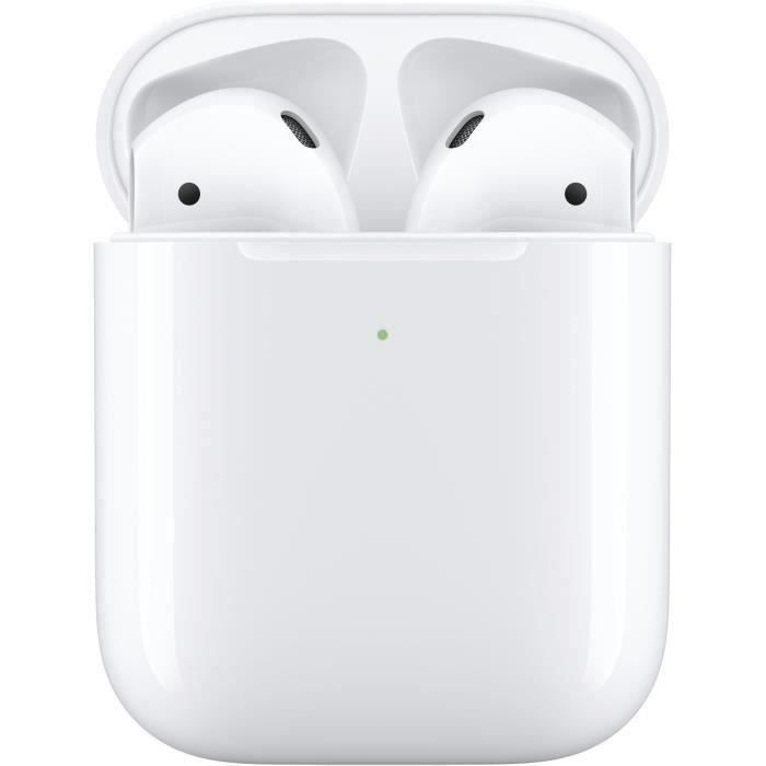 Apple AirPods 2nd 1: 1 avec étui de chargement sans fil Bluetooth