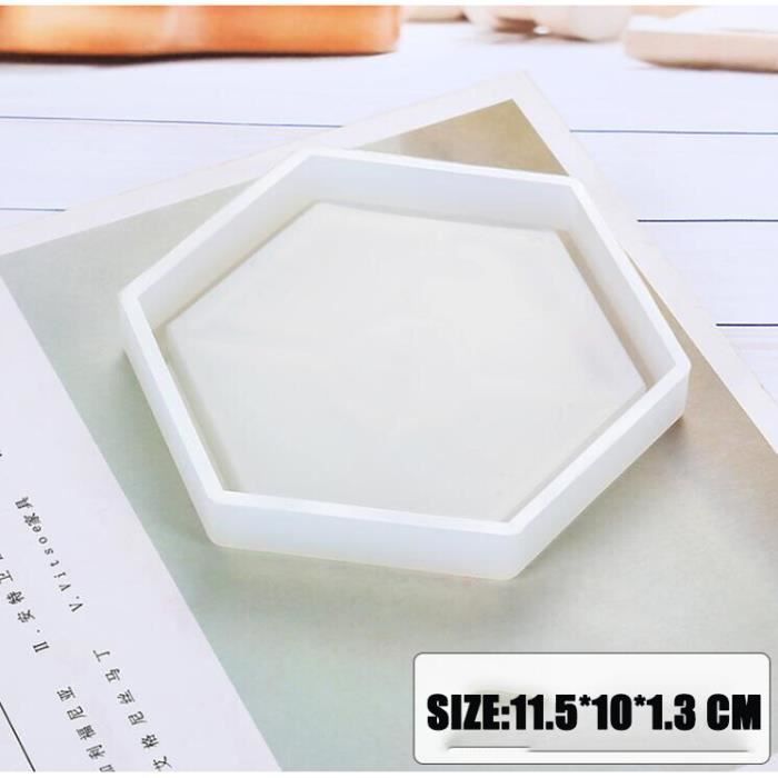 Moule En Silicone Pour Bougeoir DIY - Forme De Cœur Ou Ronde - Dimensions ~13x15x3cm - Pour Cire, Résine, Béton - Idée Cadeau - 5
