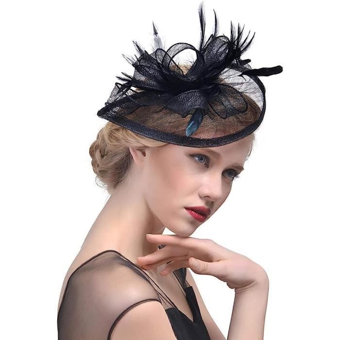 Coiffure online mariage chapeau