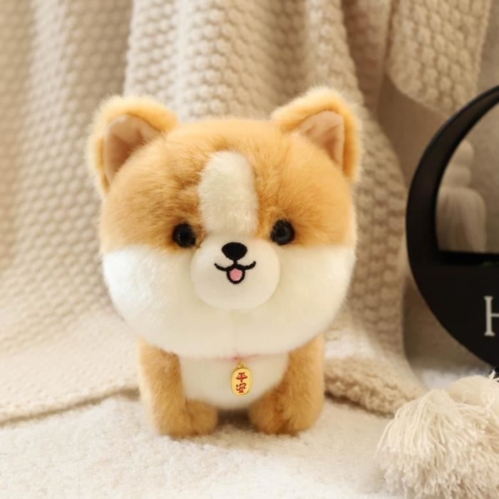 Peluche animal en peluche dessin animé corgi peluche chien oreiller doux, peluche garçon fille Peluche animal en peluche dessin animé corgi peluche chien oreiller doux, peluche garçon fille
