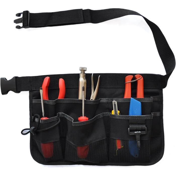Ceinture Travail Porte Outils Bricoleur Ceinture Sac Banane Outils Jardin Réglable Sac à Outils avec MultiPoches Sac Jardinage