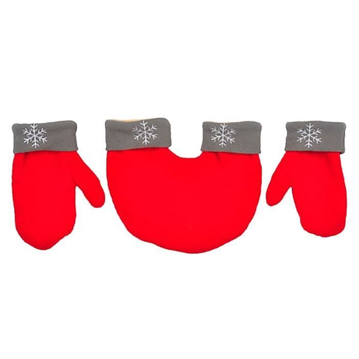 Hommes Femmes Combo Gants Two in One Full Cap Mitaines Thermique Chaud Hiver