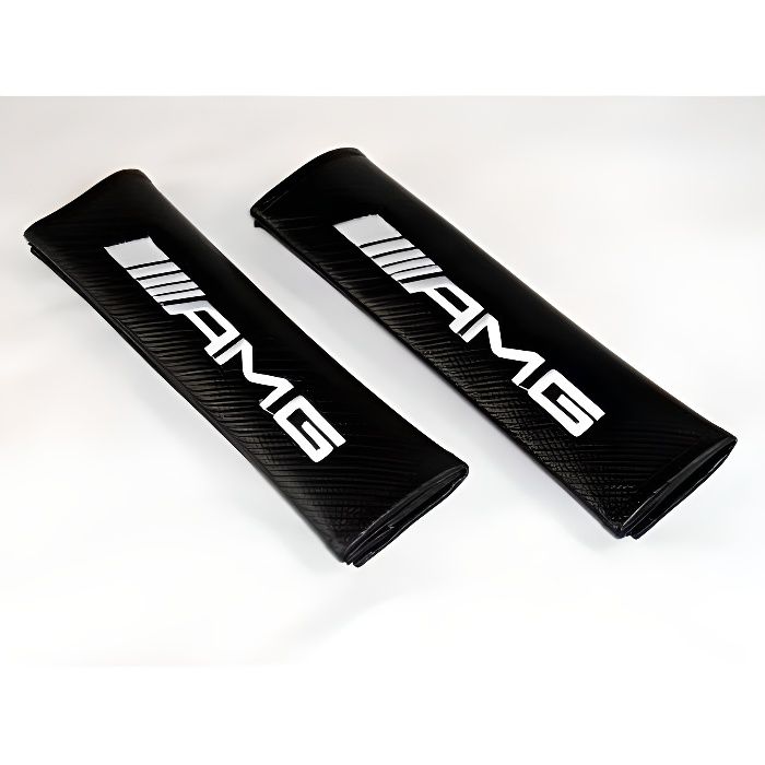 2 x protege ceinture fourreaux AMG look carbone deluxe mercedes