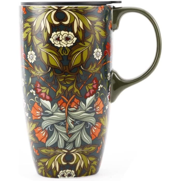 Grande tasse à café Smilatte Nice en céramique avec grande poignée pour Grande tasse à café Smilatte Nice en céramique avec grande poignée pour
