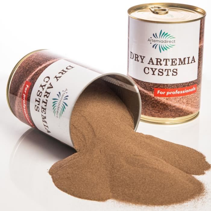 Artemia - Œufs De Saumure Pour Crevettes - Nourriture Pour Bébés Poissons - Aliments Pour Nourrissons - Saumure Décortiquée - Œufs De Crevettes - Poisson Pour Aquarium - Saumure - Crevettes