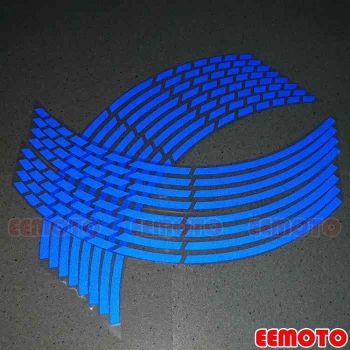 Bandes Lumineuses Réfléchissantes Pour Roues – Vert Fluo – Autocollants Moto/voiture