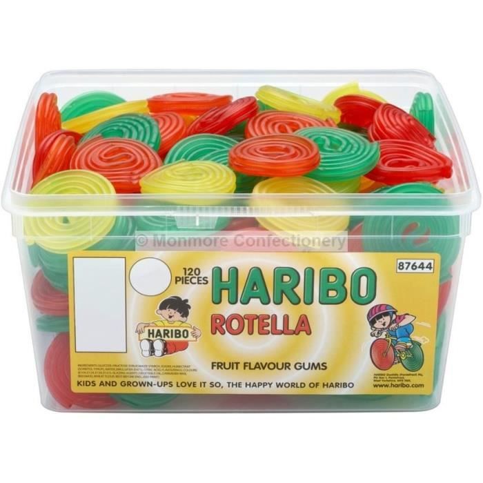 Haribo - Rotella - Rouleaux de réglisse - 960 g - environ 120 bonbons -  bonbon - Cdiscount Au quotidien