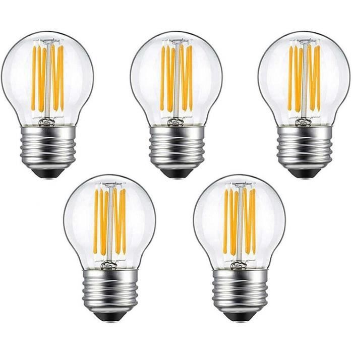 Ampoule Led À Filament G45 À Intensité Variable, 6 W Led Edison Ampoule