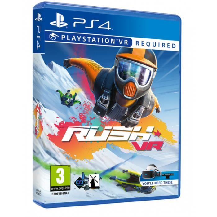 Rush VR PS4 Game PSVR Require