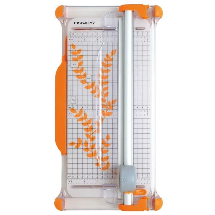 Massicot De Précision Portable Pour Scrapbooking - Coupe Papier, étiquettes, Cartes - Sécurité Automatique, Règle Incluse - Dimensions 35.5 X 8.3 Cm - 13