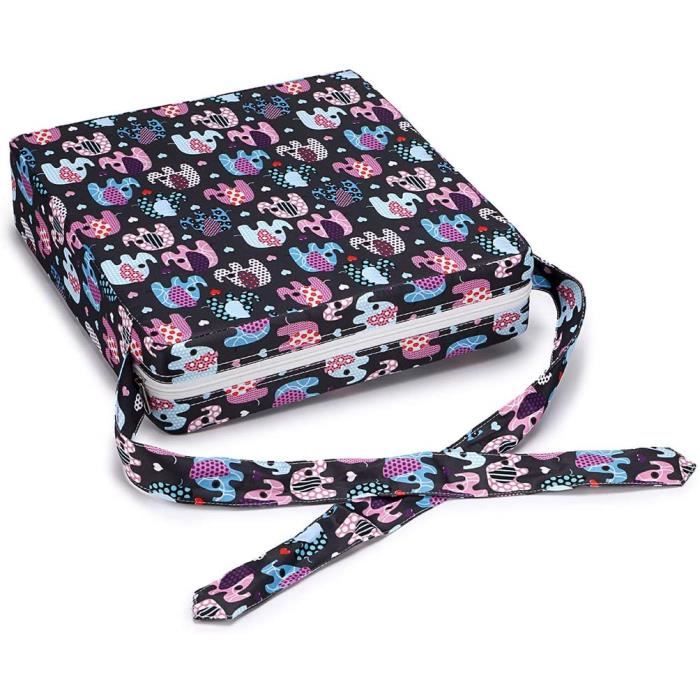 Coussin Réhausseur Portable Pour Enfant Chickwin – 32x32x8 Cm, éponge, Sangle Ajustable, Anti-glisse