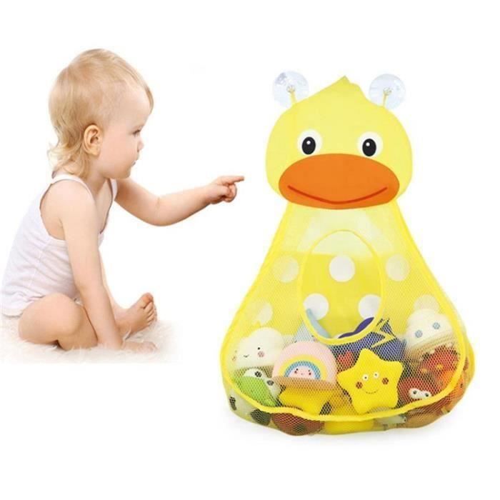 Rangement Filet Jouets Salle De Bain Et Bain Support Ventouse Canard Mignon Sac De Rangement Pour Jouets T0369 Achat Vente Kit Bain Bebe Cdiscount