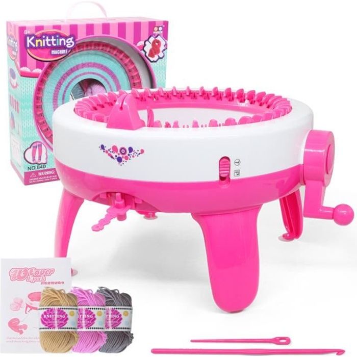 Jouets Machine A Tricoter 40 Aiguilles Machine A Tricoter En Laine A Tisser A La Main Bonnet En Laine Echarpe Jouet Pour Fille Cdiscount Jeux Jouets