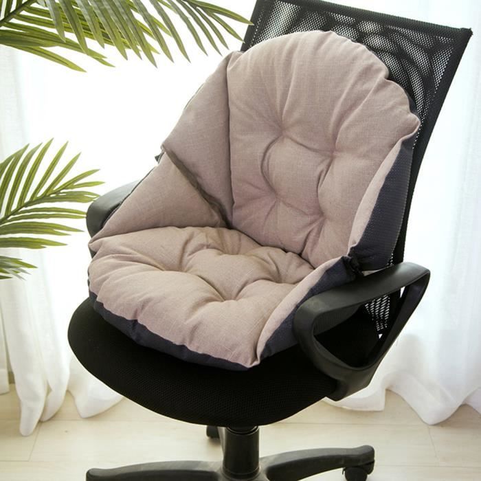 Coussin fauteuil bureau, 40x48cm, Coussin lombaire assise pour voiture  fauteuil de bureau pour siège bureau ou voiture Kaki - Cdiscount Maison