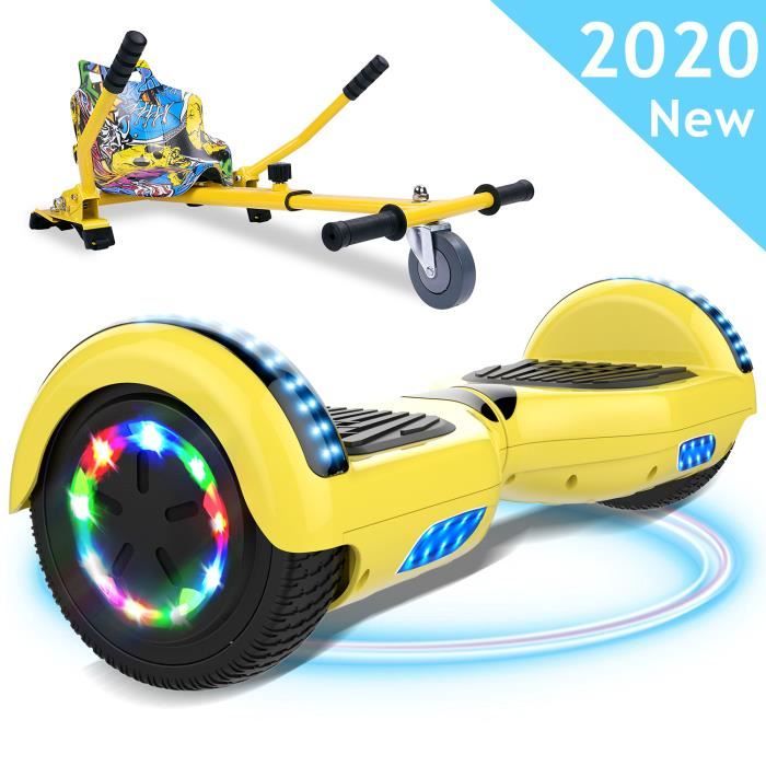 Hoverboard Enfant 6.5 Pouces Bluetooth LED HIPHOP - Cdiscount Auto