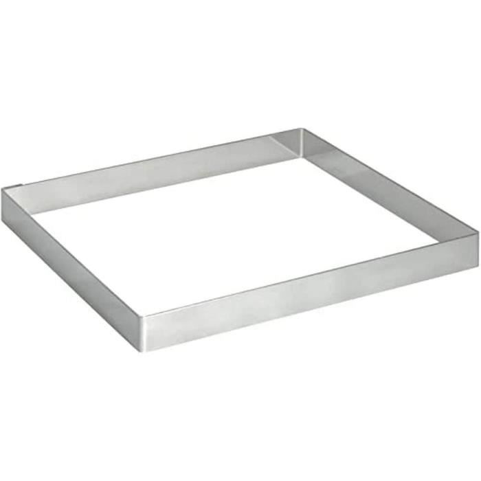 Cercle Carré Inox De Buyer 16cm - Hauteur 2cm - 3905.16