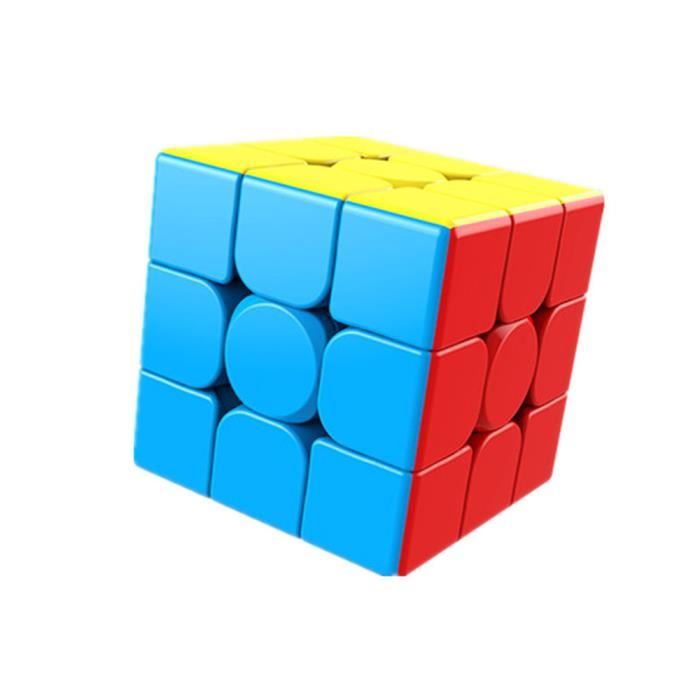 MULTI - Cube magique 3x3x3 sans autocollant, Casse tête professionnel ...