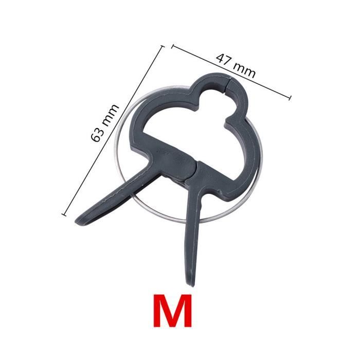 LOT DE 100 Clips De Fixation Pour Plantes En Plastique