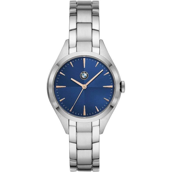 Kubagom Montre Femme Très Mince Quartz Analogique - Acier Inoxydable Maille, Étanchéité Quotidienne