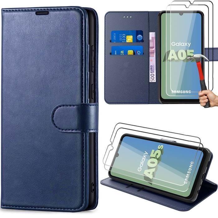 Étui Portefeuille Flip Pour Wiko WIM Lite - Noir Similicuir - 3 Fentes Cartes - Protection 360°