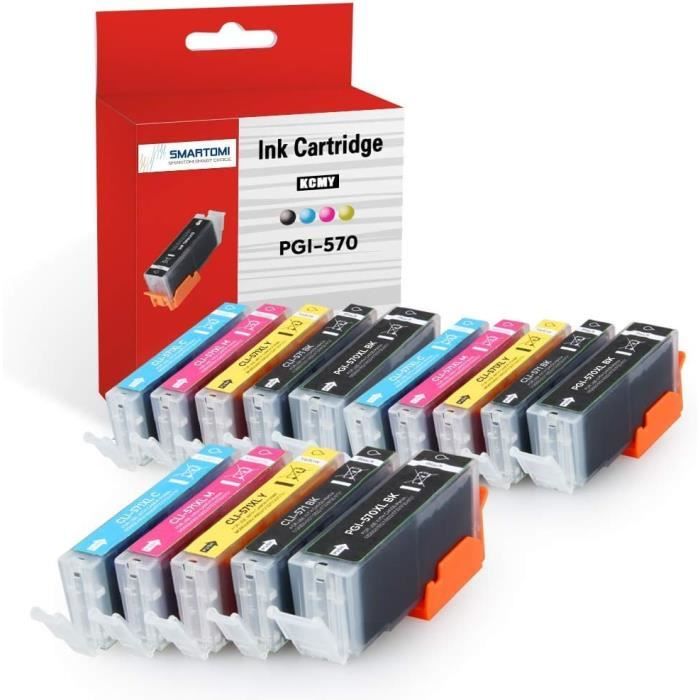 PGI-570 XL | CLI-571 XL | 10 Pack | Huismerk | Cartridges Voor Canon - View #9
