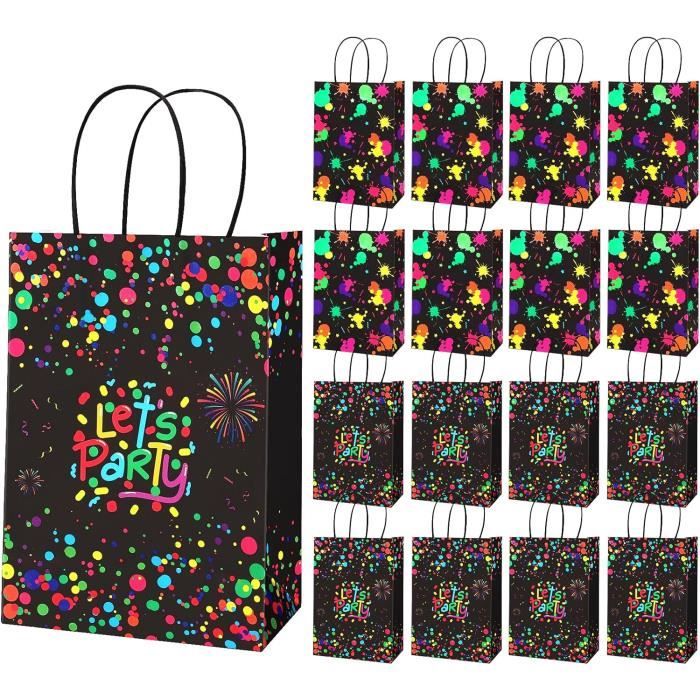 Lot De 50 Sachets Bonbons Anniversaire - 5 Motifs Enfants - 9,84x6,5cm - Pour Fêtes, école, Cadeaux