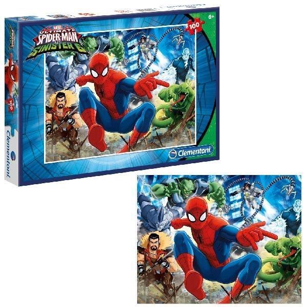 Puzzle Spiderman Puzzle Clementoni 100 pièces - Cdiscount Jeux