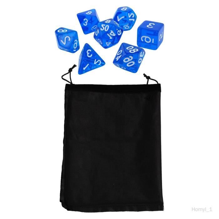 Dés Pour Couple – Jeu De 2 Dés Polyédriques Acryliques Avec Sac De Rangement – Pour Soirées Amusantes Et Intimes