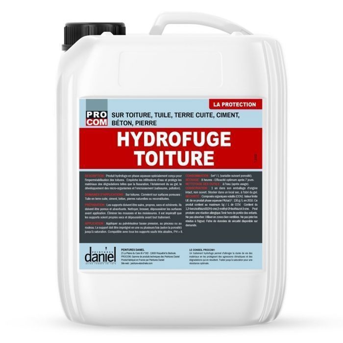 Imperméabilisant Hydrofuge anti-tache terrasse, sol, mur, toiture DEFENDER 20L - Incolore