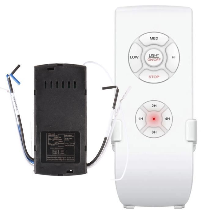 Télécommande De Remplacement Pour Ventilateur électrique - Compatible Marques KDK, ELMARK - Fonctions De Base, Nécessite 2 Piles AAA (non Fournies)