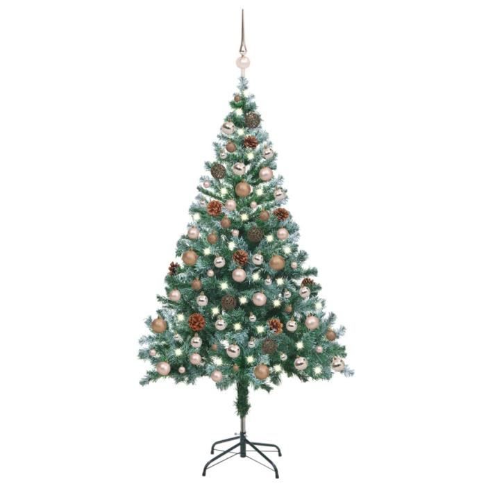 Gui Artificiel Givré - Décoration Noël Branches Suspendues (24 Cm) - Pour Porte, Sapin, Cheminée - Ambiance Festive Hiver