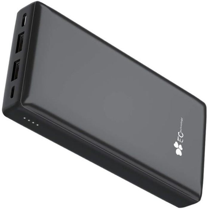 co2CREA Étui de transport pour chargeur portable et batterie externe haute capacité 26800mah Noir 