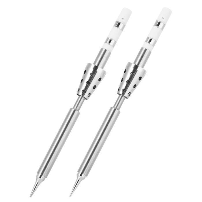Lot De 7 Pointes De Fer à Souder Pour TS100 - Acier Inoxydable, Conduction Rapide - Pour Soudure électronique, Portable