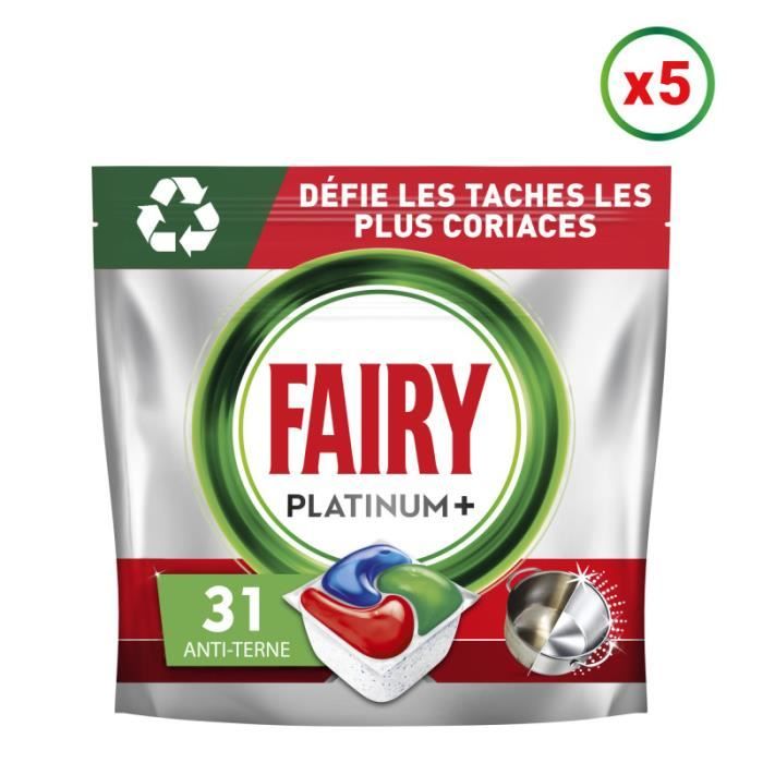 5x31 Peps Fairy Platinum+ Original, Tablettes Lave-Vaisselle - Cdiscount  Electroménager