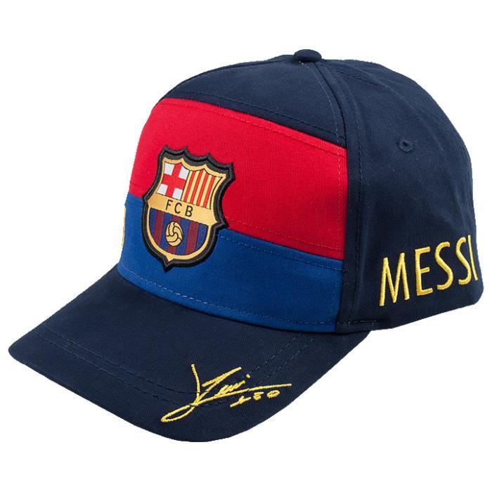Collection Officielle Taille Enfant gar/çon Lionel Messi Fc Barcelone Bonnet Bar/ça