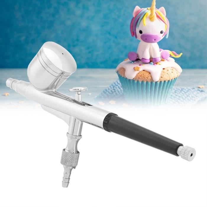 Gaahleri Kit Aérographe, Pistolet Aérographe Avec Double Action, Gobelet De Fluide De Gravité 0,38 Et 0,5 Mm, Kit D'aérographe, Kit D'aiguilles 0,38 Et 0,5 Mm, Tout Usage Pour Maquillage, Modélisme