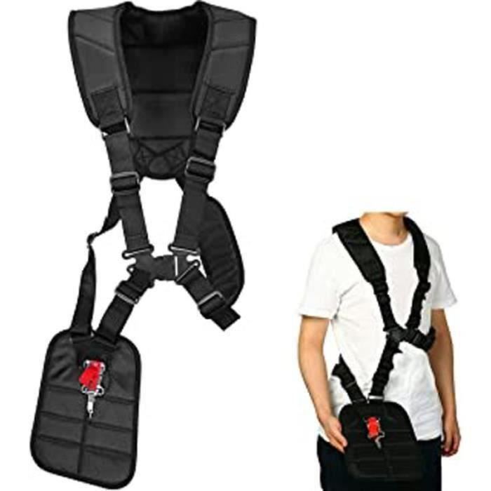 Pack Harnais Paintball Valken Alpha 4 – Sangle Rembourrée Noir/rouge – Réf 105474
