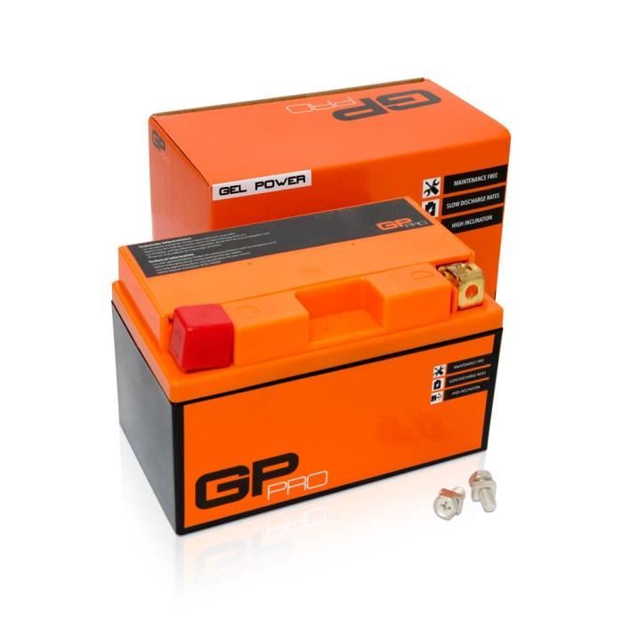 GP-Pro - GP-Pro gel batterie 12V 9Ah (TYP - GTZ10S - YTZ10S similaires) (scellé - sans entretien) Réf 25594