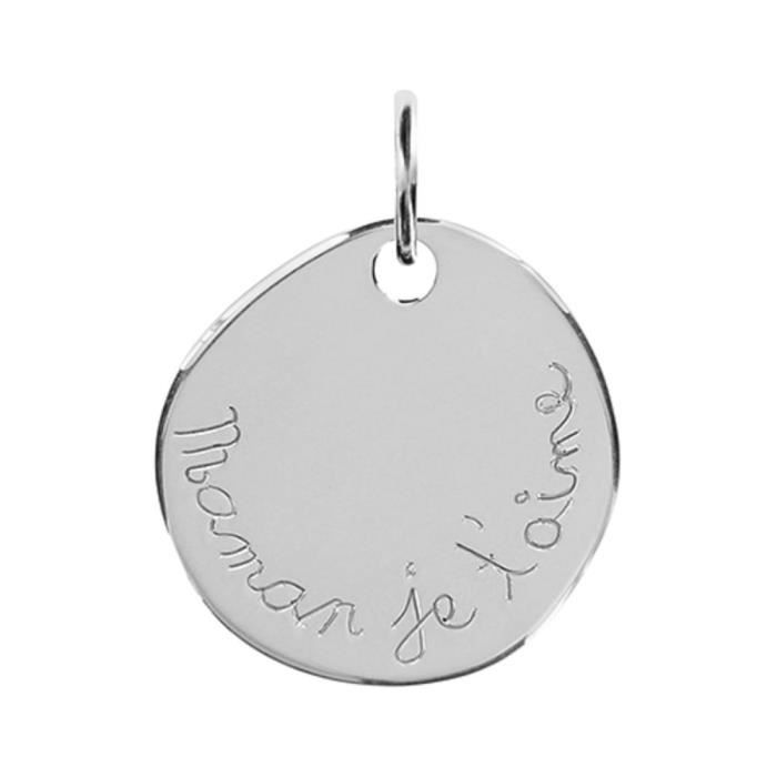 Collier Ras Du Cou En Argent 925 Avec Pendentif 'Je T'aime' - Neuf Sans Emballage